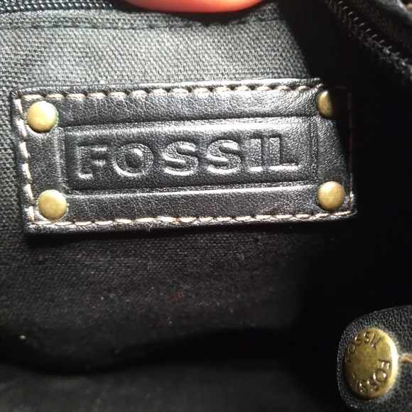 Vintage Fossil Black Leather purse - Picture 4 of 8